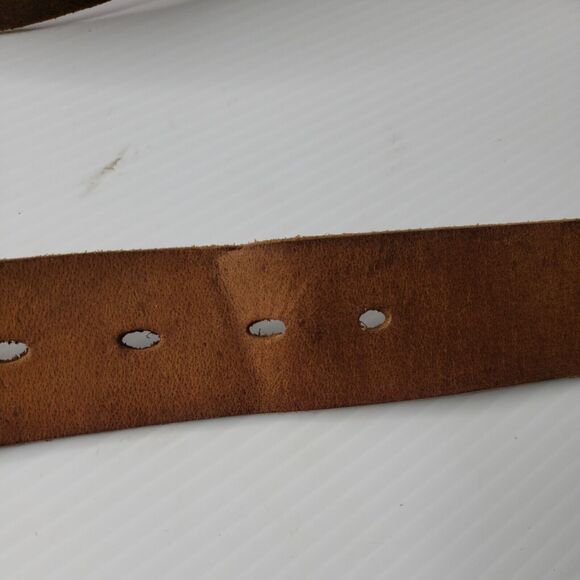 Vintage men genuine TIMBERLAND tan‎ leather belt size 36 - Picture 14 of 14